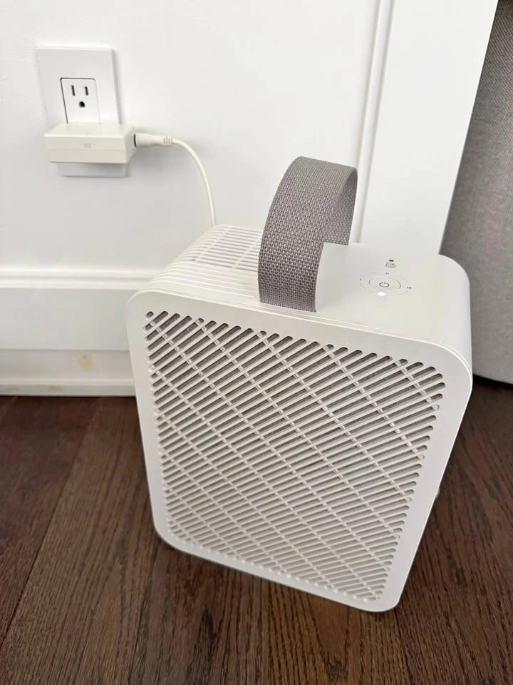 White IKEA Air Purifier with Handle - UPPÅTVIND, comes with box