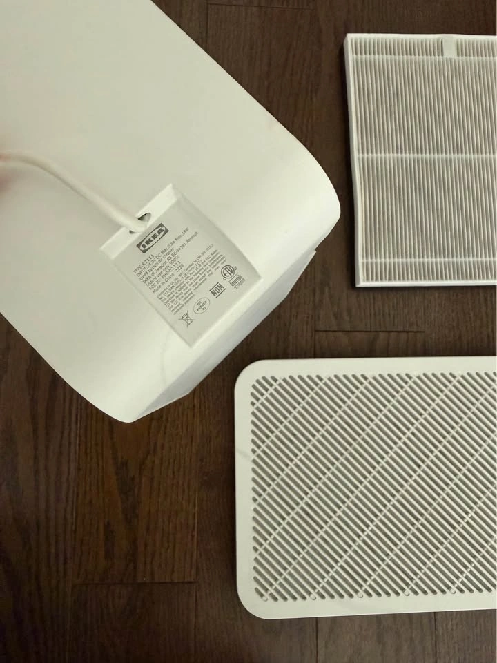 White IKEA Air Purifier with Handle - UPPÅTVIND, comes with box - photo 5