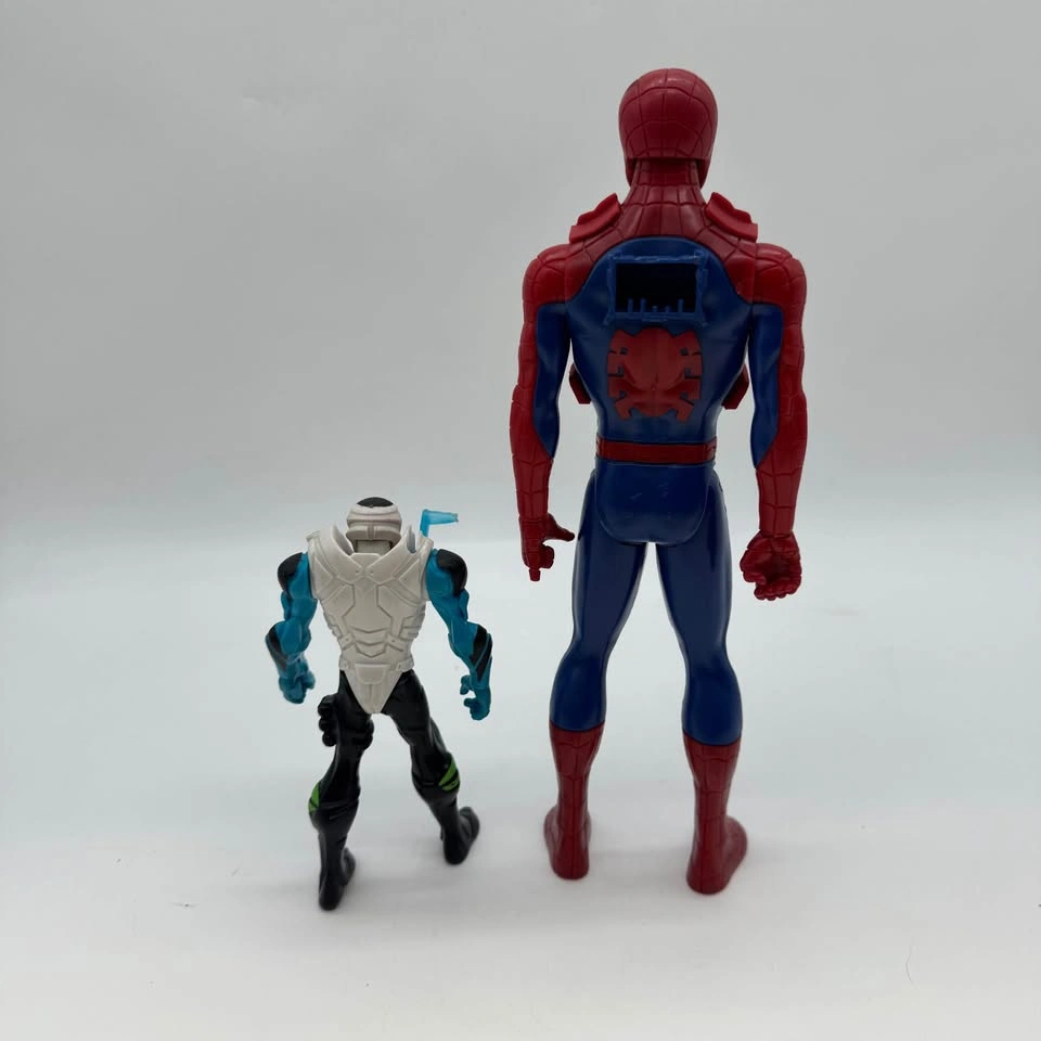 Spider-Man 12” Figure + Max Steel Electro Figure Lot - photo 2