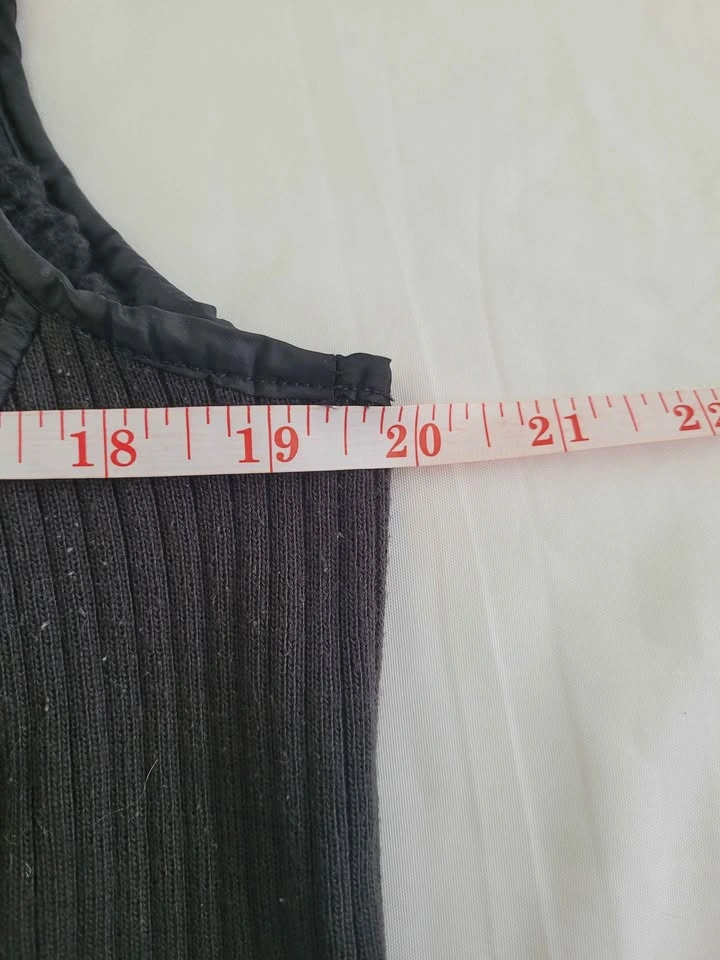 L.L.Bean Black Fleece Lined Women M Vest - photo 5