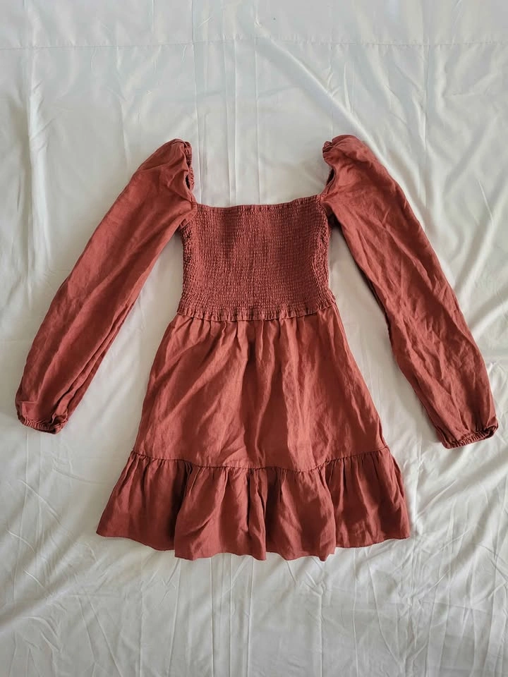 Wilfred Tempest Linen Mini Dress - photo 2