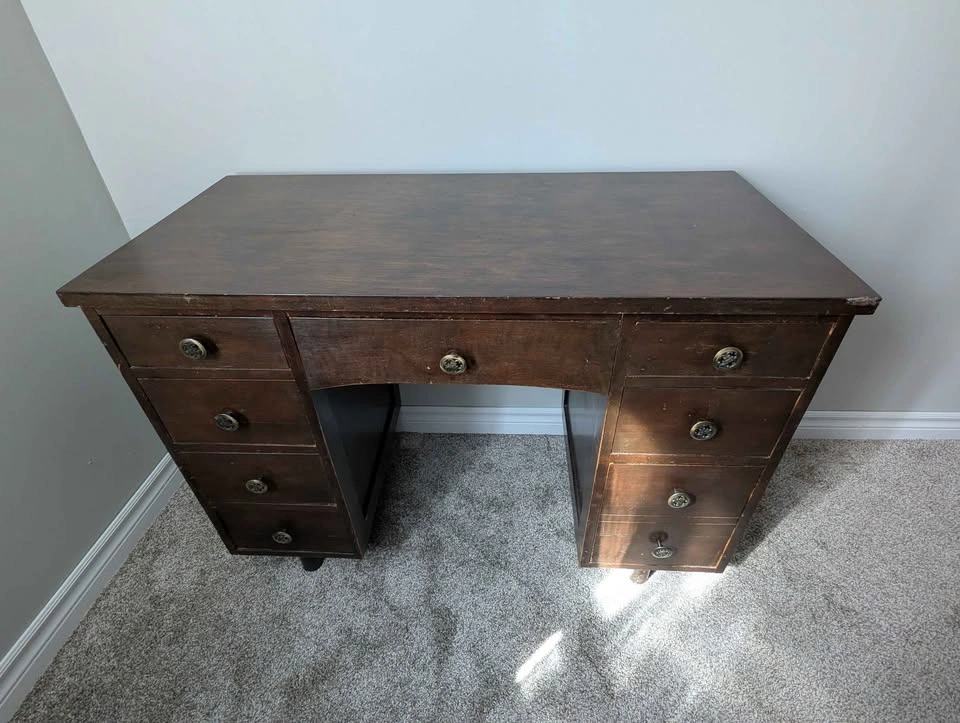 Solid Wood Desk - photo 2