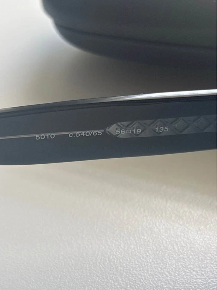 Chanel 5010 C.540/65 Sunglasses - Black w/ Blue Gradient Lenses - photo 5