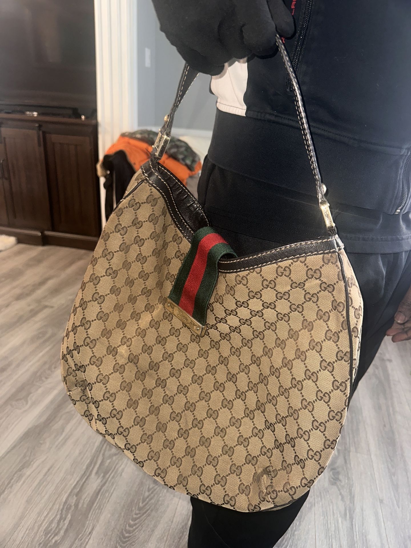 Classic Gucci GG Canvas Shoulder / Hobo Bag - photo 2
