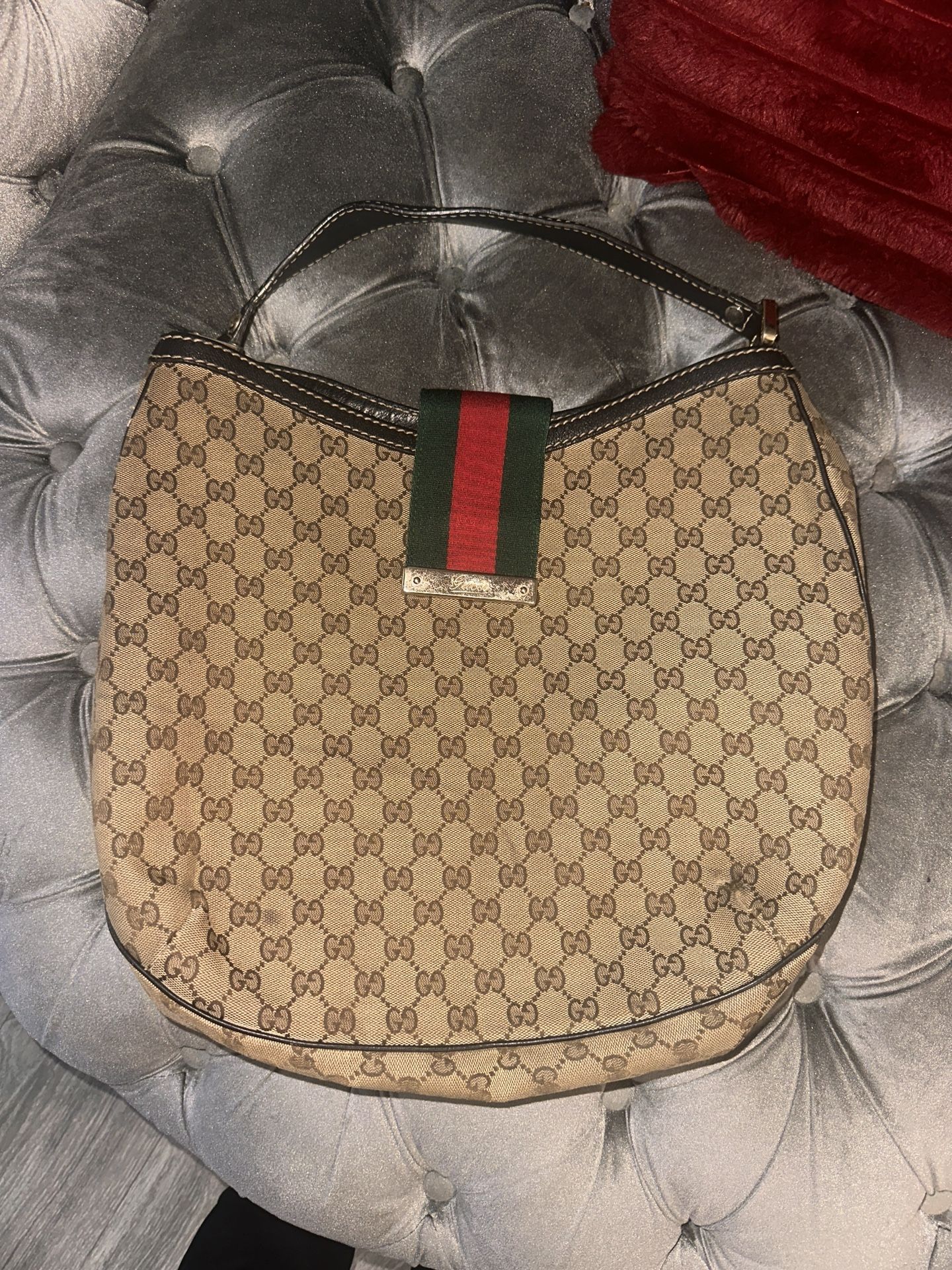 Classic Gucci GG Canvas Shoulder / Hobo Bag - photo 5