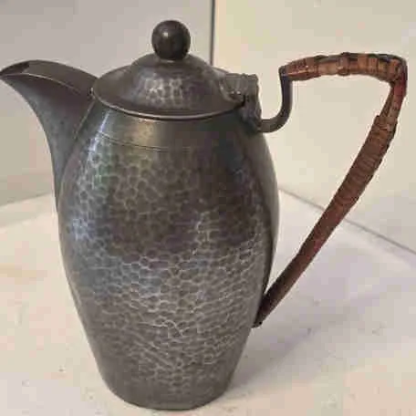 Manor Sheffield Hammered Pewter Teapot thumbnail