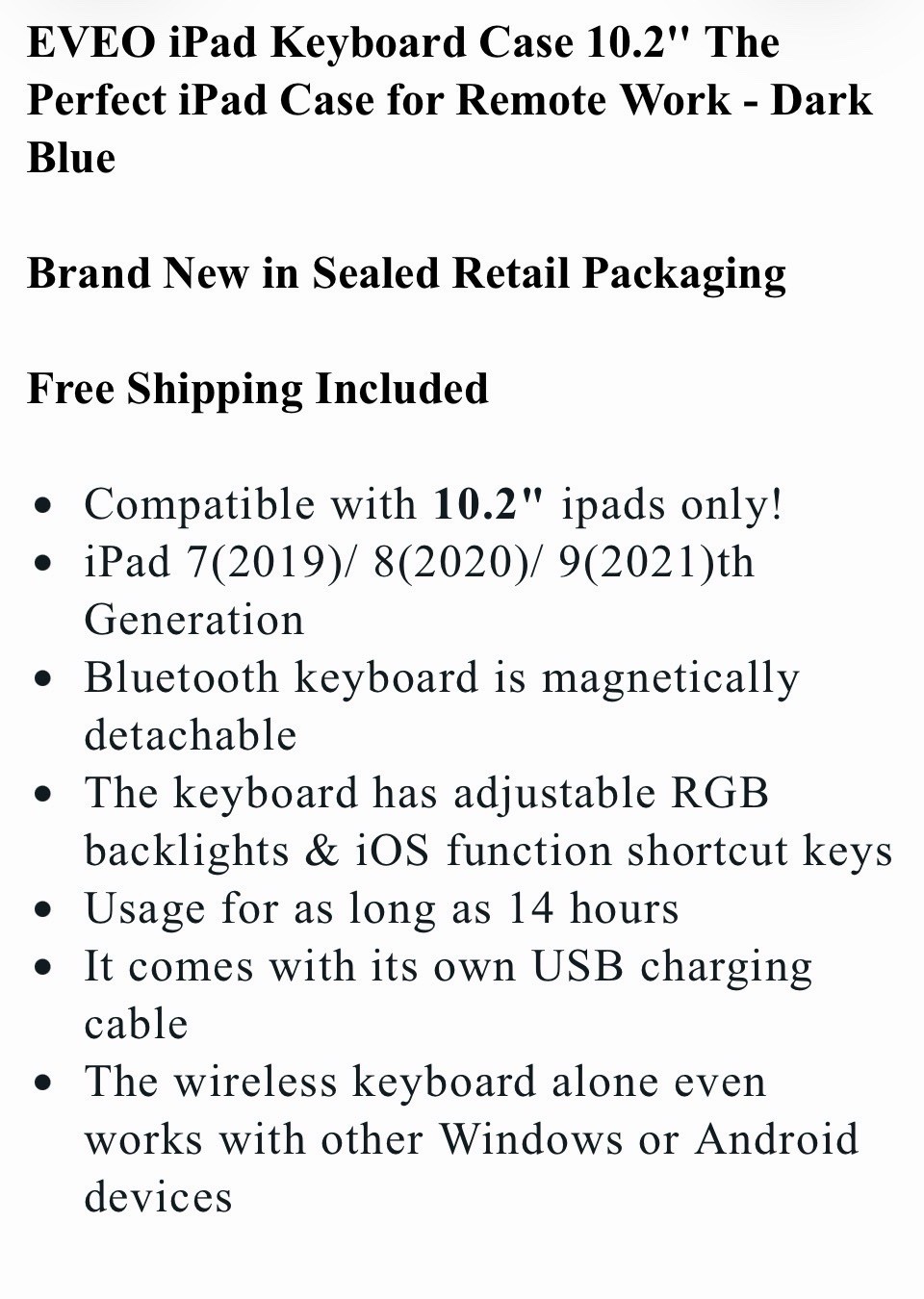 Eevo iPad Keypad - photo 4