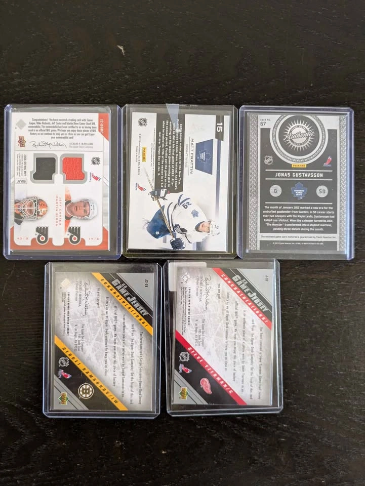 Mix Lot of Game Worn Jersey Cards - photo 2
