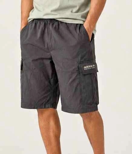 ADIDAS Adventure Mens M Black Cargo Shorts