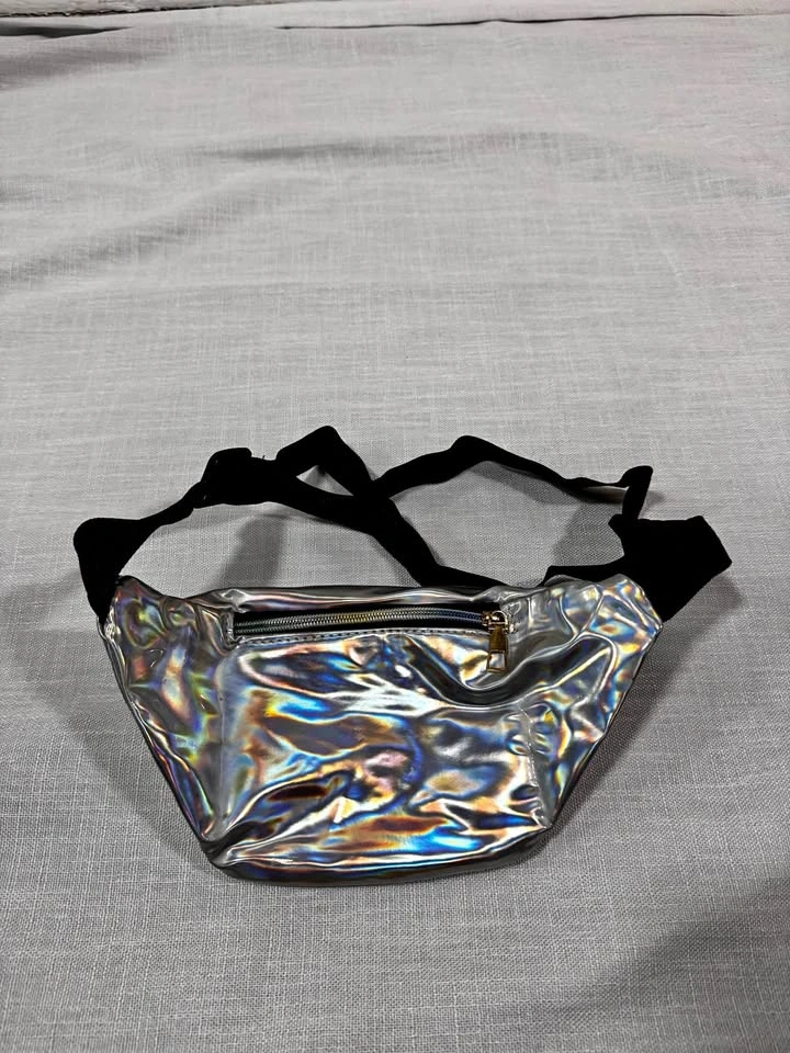 Holographic Iridescent Fanny Pack