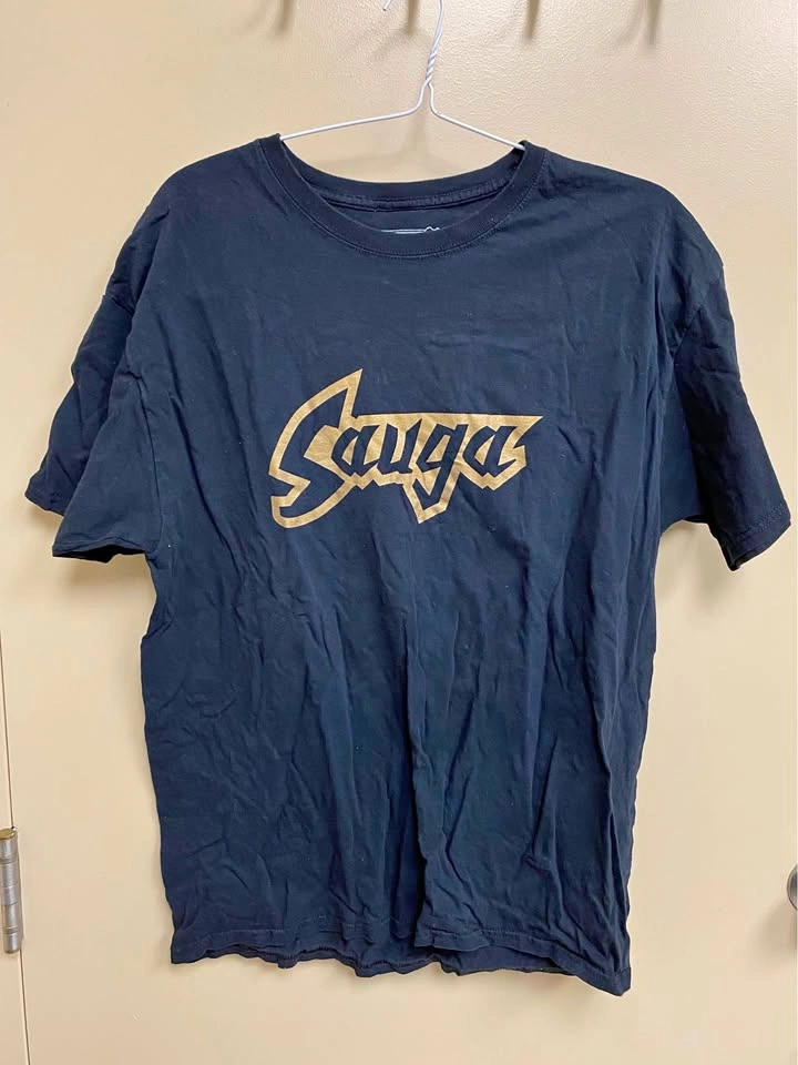 Toronto Raptors "Sauga" Welcome Toronto NBA T-Shirt Men's L OVO