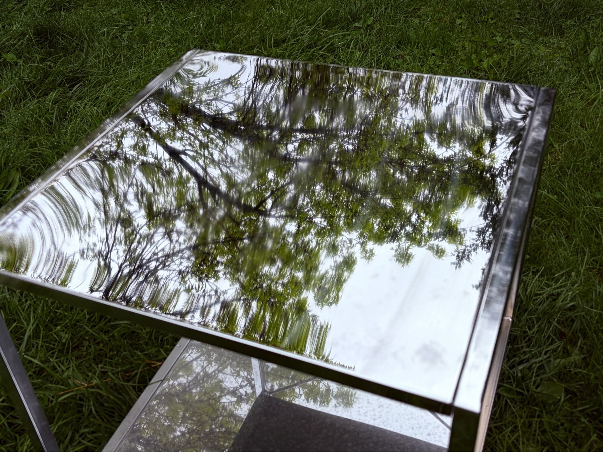 West Elm Chrome Side Tables - Set of 2 - photo 2