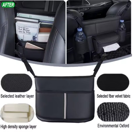 Car Back Seat Organizer Storage Bag - photo 2