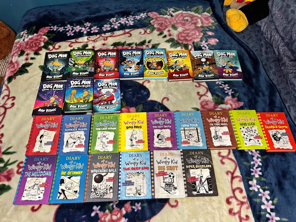 Dog Man & Diary of a Wimpy Kid Books
