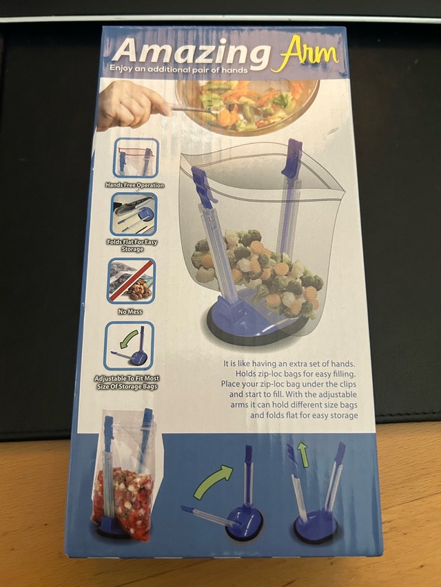 Amazing Arm Freezer Bag Holder - photo 2