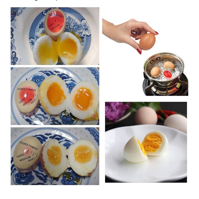 Brand New Egg-Perfect Color Changing Egg Timer - photo 3