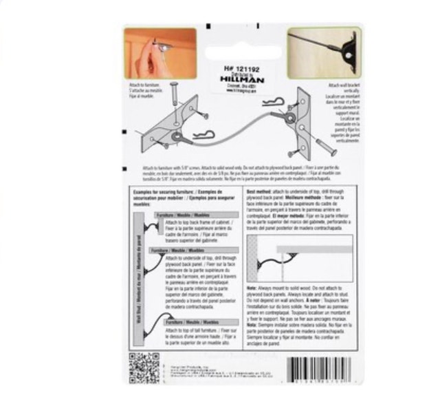 Brand New Hangman Furniture Anti-Tip Kit - photo 2