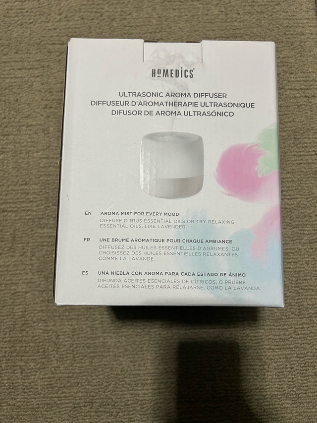 Brand New Homedics Uplift Ultrasonic Aroma Diffuser - photo 3