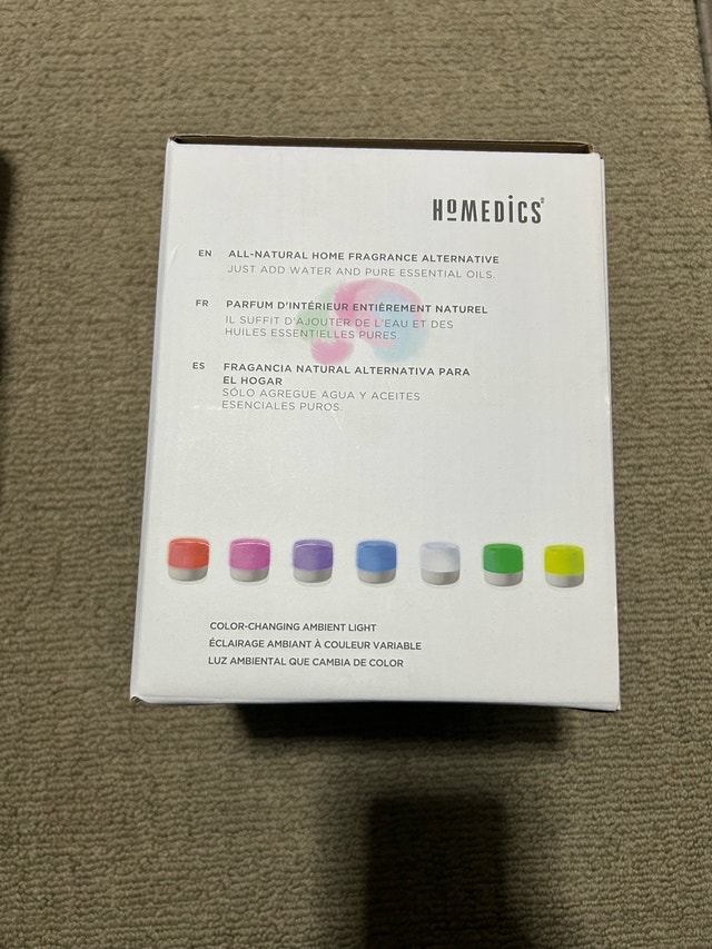 Brand New Homedics Uplift Ultrasonic Aroma Diffuser - photo 4
