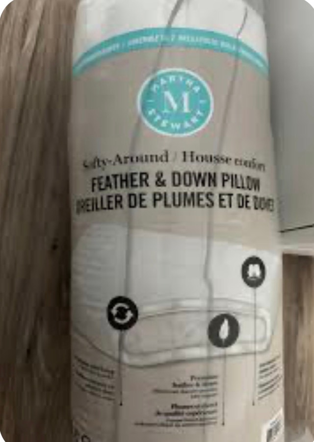 Martha Stewart Feather Down Pillows - 2 Pack - photo 3