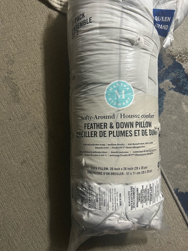 Martha Stewart Feather Down Pillows - 2 Pack - photo 4