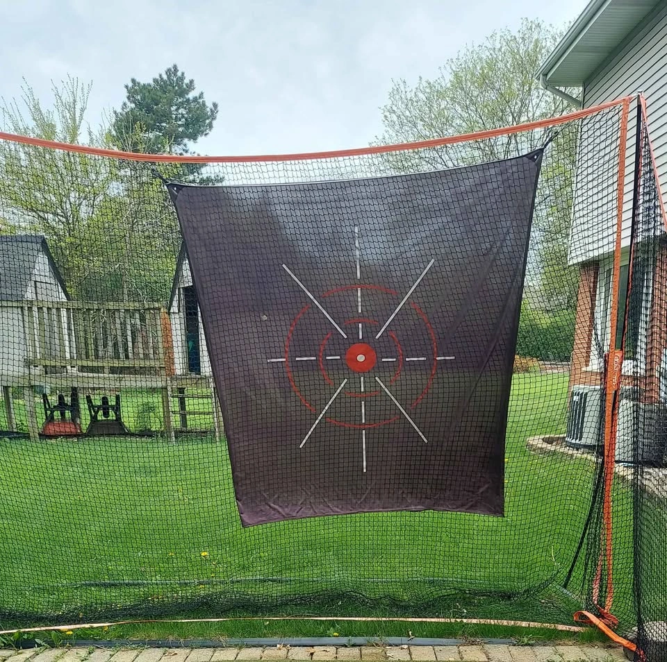 GoSports Golf 10 x 7 ft Practice Hitting Net w/ Shank Net & Targ - photo 2