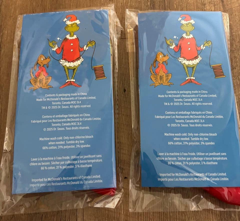 McDonald’s 2025 Grinch Socks - photo 2