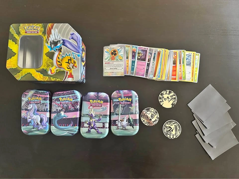Pokémon Card Lot + Tins