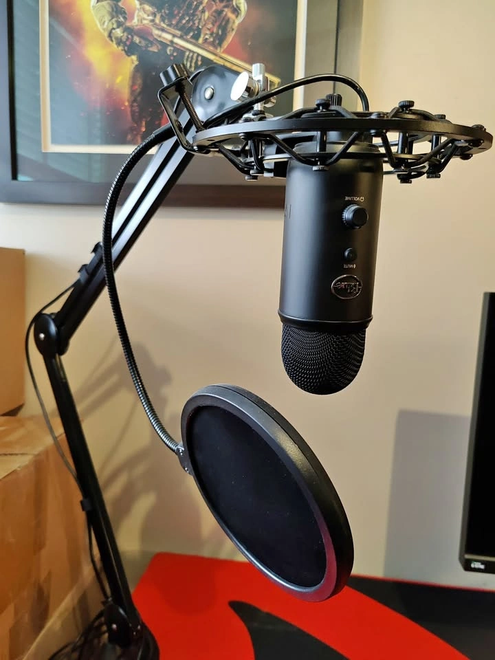 Complete Pro Streaming Mic Setup - Blue Yeti & Rode PSA1 Arm