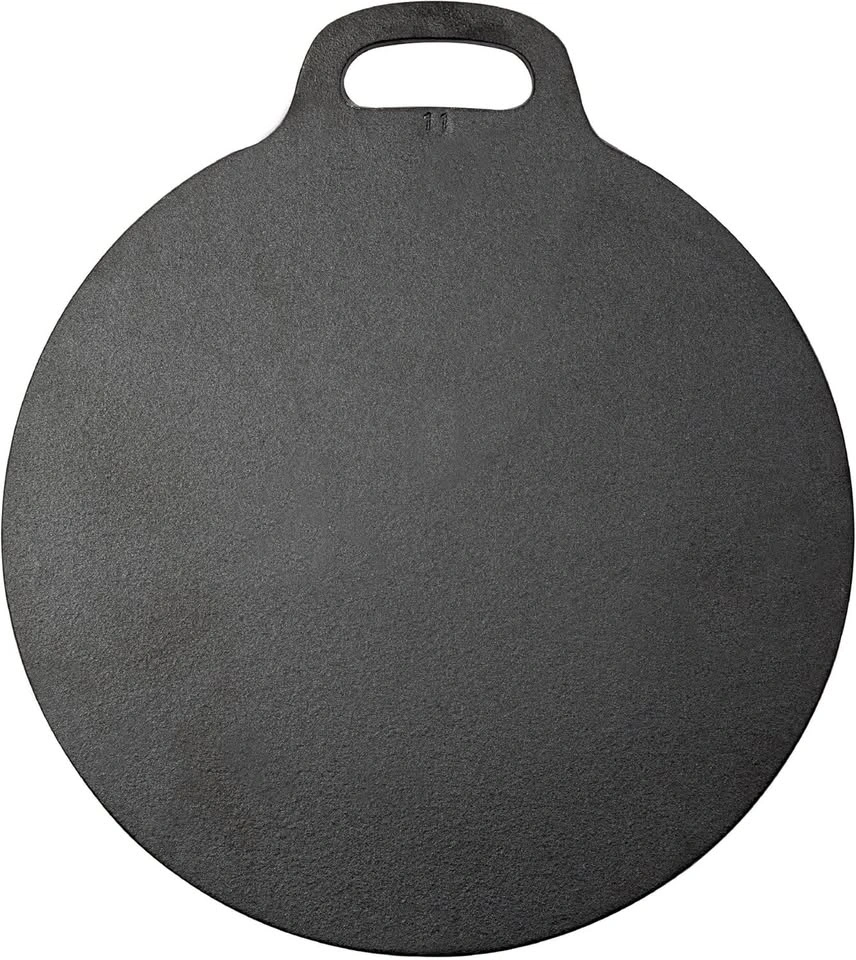 Victoria 15-Inch Cast Iron Pizza / Crepe Pan (Seasoned) - photo 3