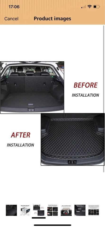 New VW Beetle Trunk Mat Cargo Liner (2012-2019) - photo 2