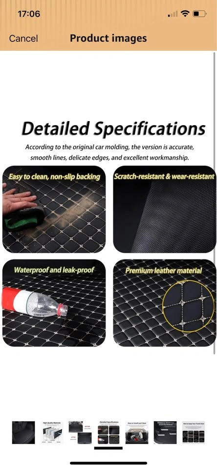 New VW Beetle Trunk Mat Cargo Liner (2012-2019) - photo 3