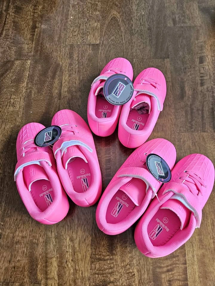 World Cup Ready! New Youth Cleats - Neon Pink (Sizes 8 & 10)