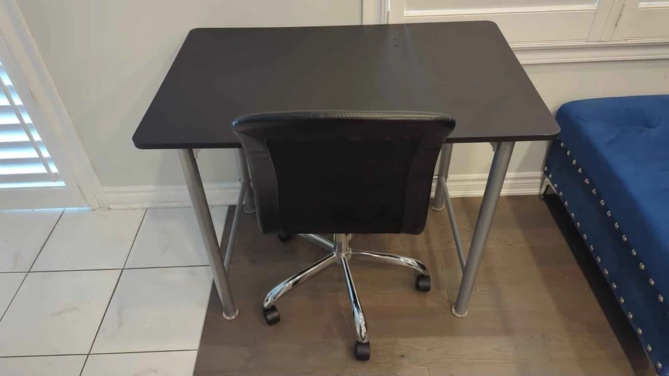 Desk and chair