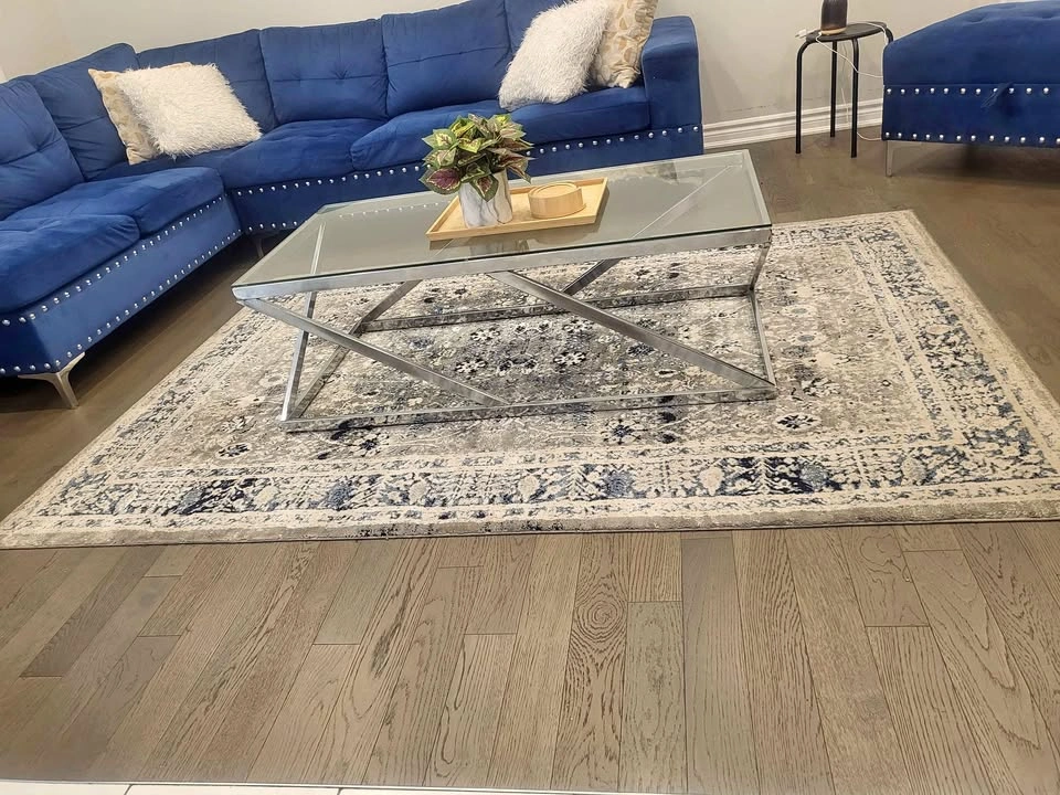 Sliver chrome coffee table