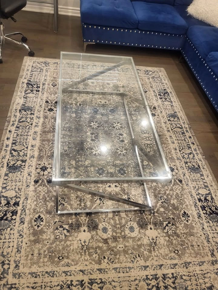 Sliver chrome coffee table - photo 2