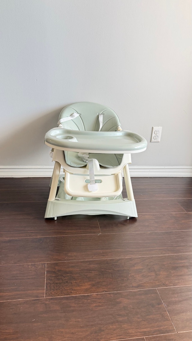 Baby High Chair - 3-in-1 Foldable Convertible