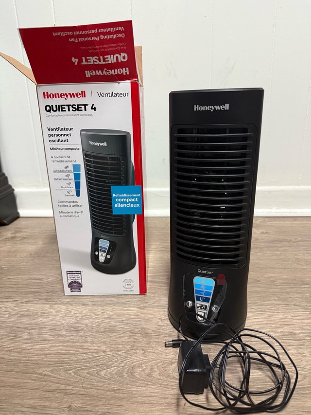 Honeywell Quietset 4 Oscillating Personal Fan - photo 4