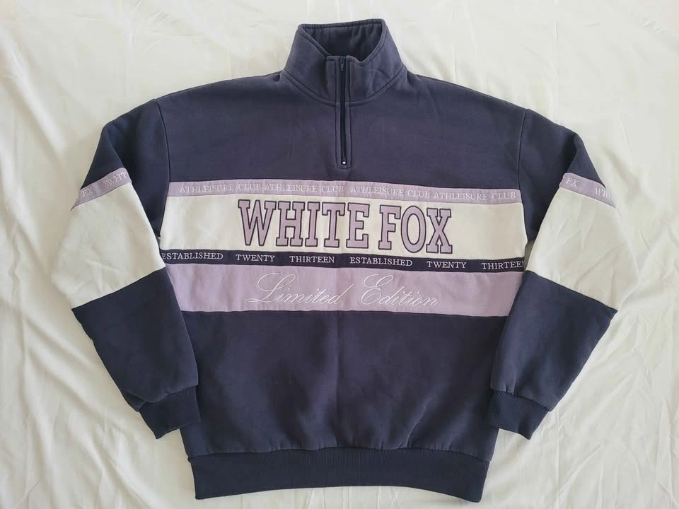 White Fox Limited Edition OverSize 1/3Zip Pullover Sweater - photo 2