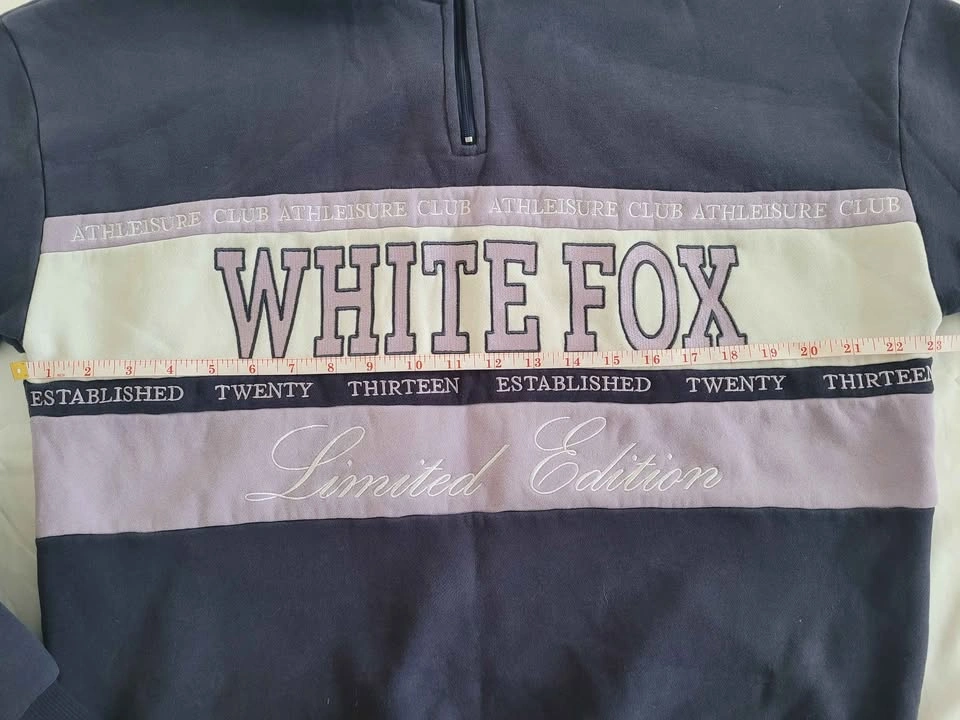 White Fox Limited Edition OverSize 1/3Zip Pullover Sweater - photo 5
