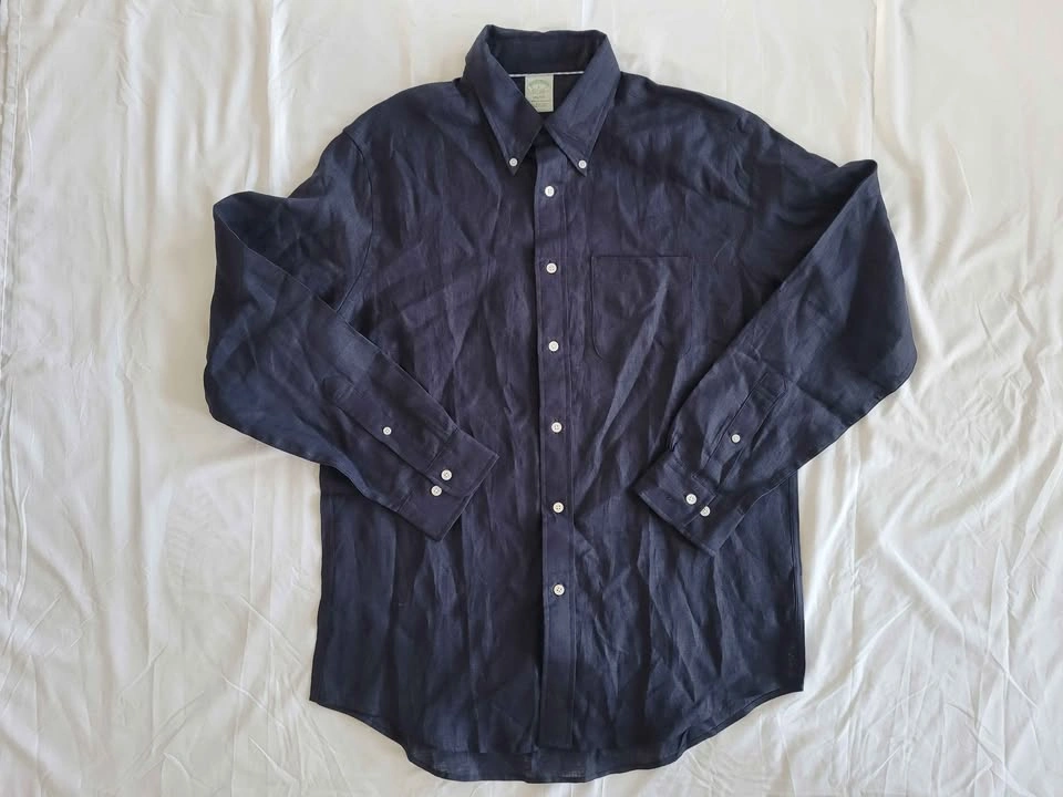 Brooks Brothers All Irish Linen Button Down Long Sleeve - photo 2