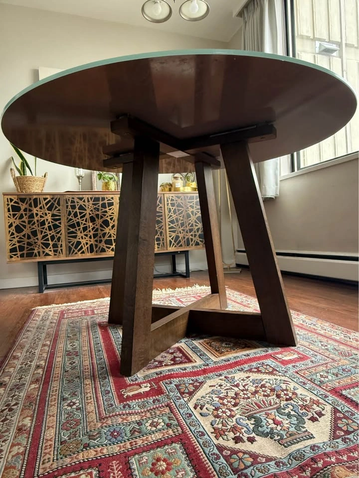 Structube Glass Top Dining Table (120 cm) - photo 4