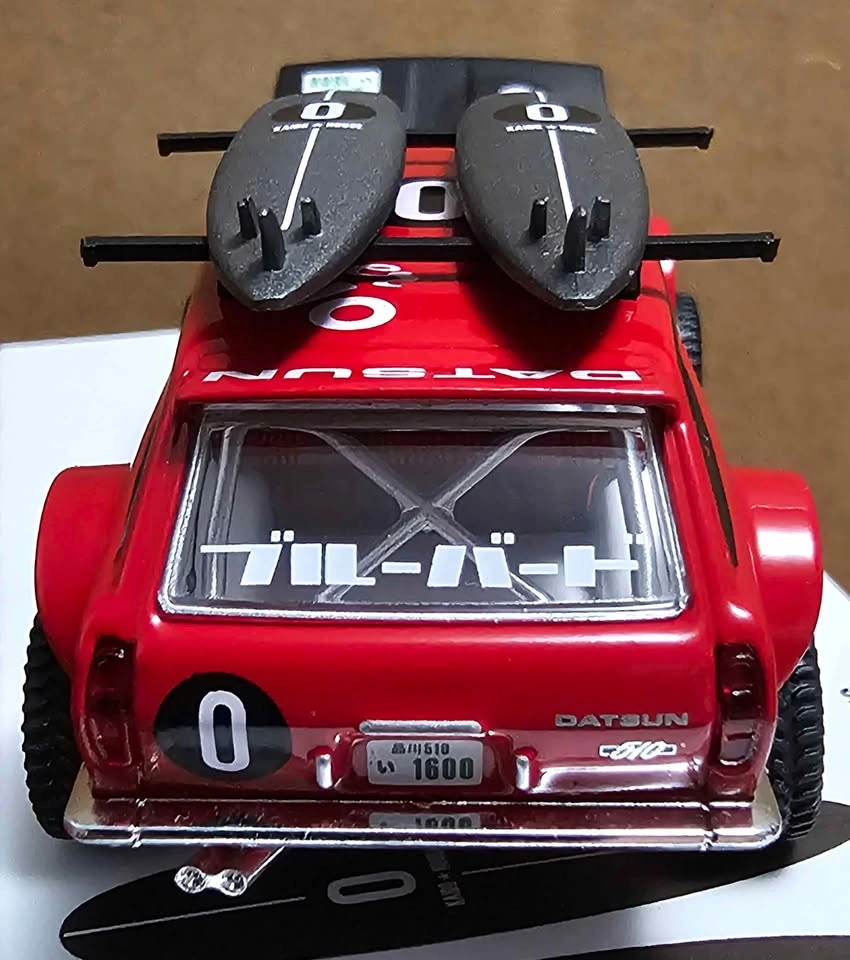 KAIDO HOUSE MINI GT 1:64 SCALE #54 RED DATSUN 510 WAGON SURF SAF - photo 4