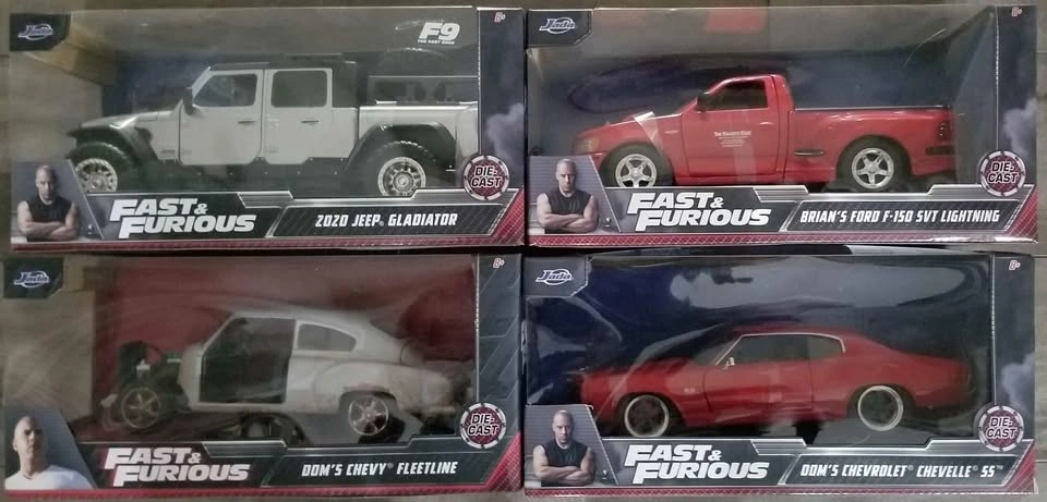 36 Jada 1:24 Fast & Furious Diecast Cars - Factory Sealed - photo 4