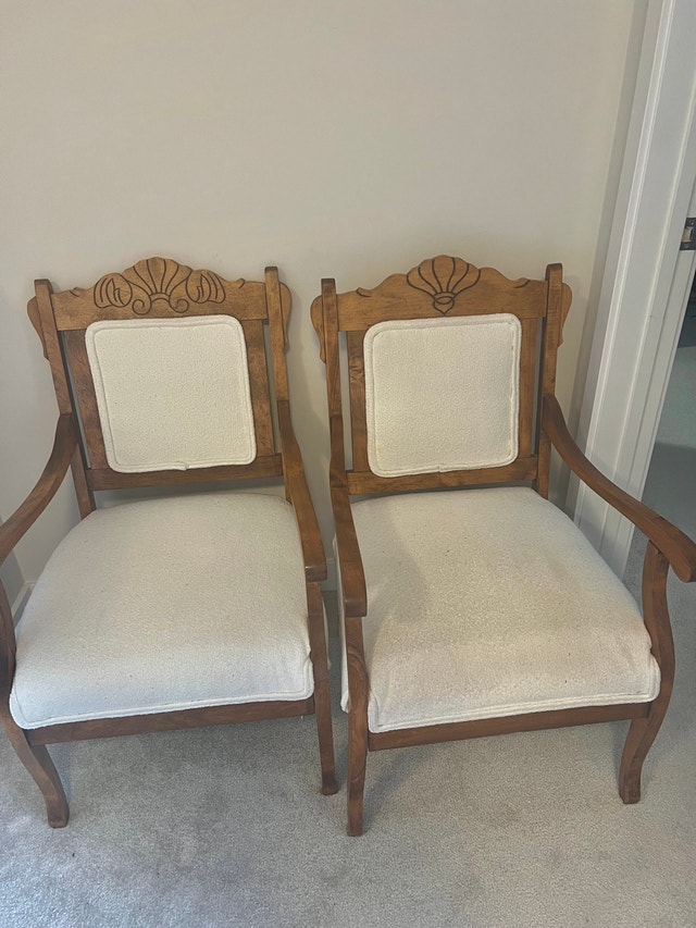 Set of 2 Vintage Accent Chairs - photo 2
