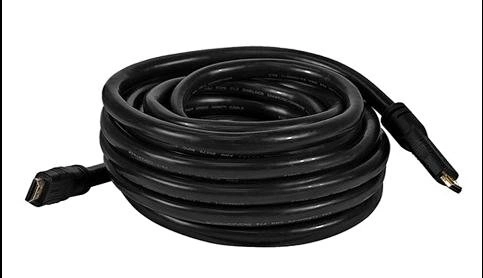 New 25ft 22AWG CL2 Silver Plated High Speed HDMI Cable - Black