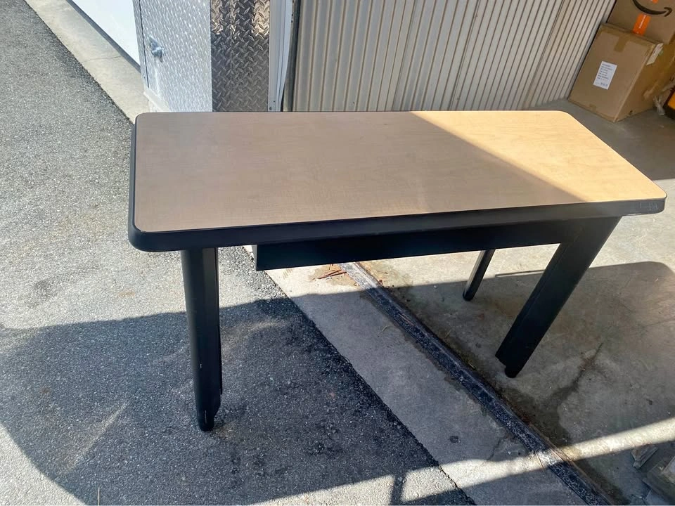 Free delivery Wood Top Desk with Drawer