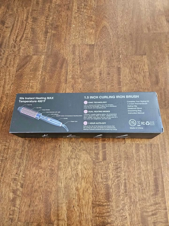 Tresses Touch 1.5” Ionic Styling Brush - Brand New - $25 - photo 3