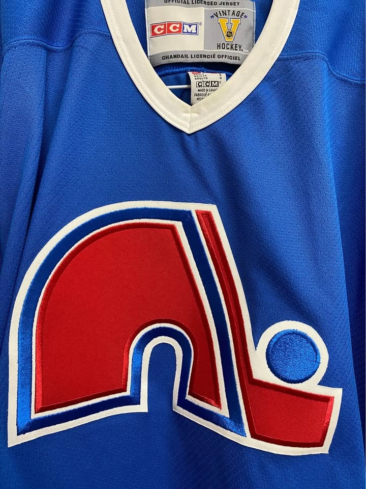 Retro CCM Quebec Nordiques NHL Hockey Jersey - photo 2