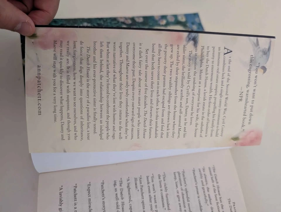 $10 for 2 bundle Ann Patchett Books - Tom Lake & The Dutch House - photo 3